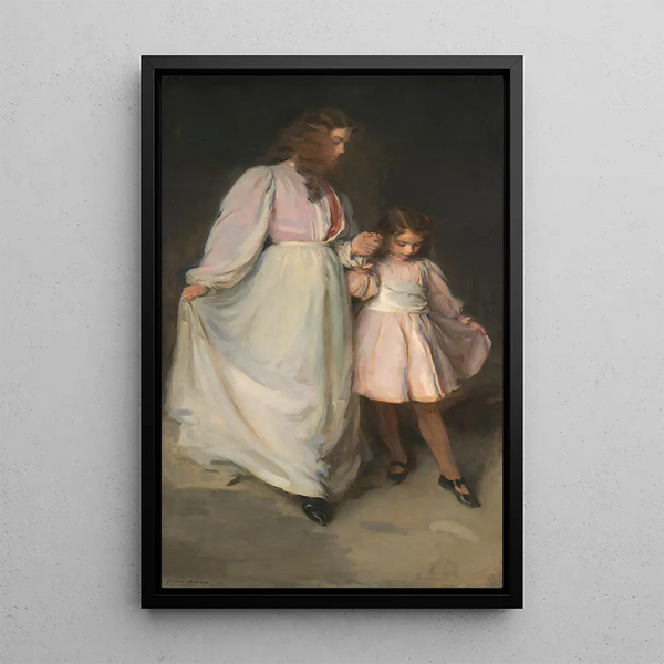 Reprodukcja obrazu Dorothea i Francesca - Cecilia Beaux