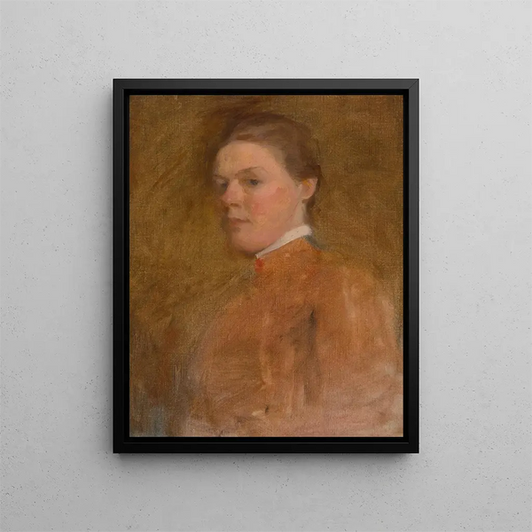 autoportret - Cecilia Beaux — oprawiony obraz na ścianie