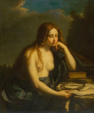 Marie-Madeleine repentante - Cesare Gennari — widok dzieła