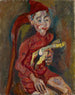 Dziecko z zabawką - Chaïm Soutine — widok dzieła