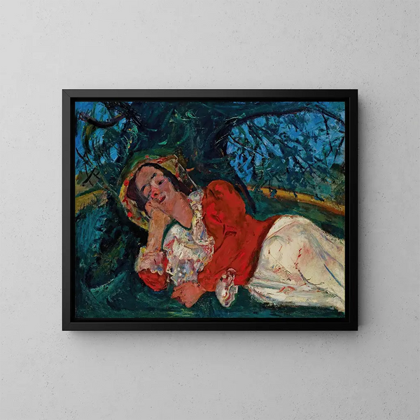 La sieste - Chaïm Soutine — oprawiony obraz na ścianie
