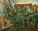 Domy na pejzażu - Chaïm Soutine — widok dzieła