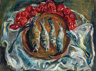 Ryby i pomidory - Chaïm Soutine — widok dzieła