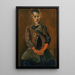 Portret młodego mężczyzny - Chaïm Soutine — oprawiony obraz na ścianie