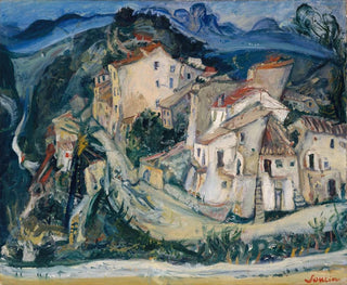 Widok na Cagnes - Chaïm Soutine — widok dzieła