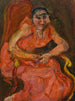 Kobieta w różu - Chaïm Soutine — widok dzieła
