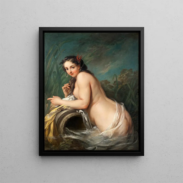 Naïade - Charles André van Loo — oprawiony obraz na ścianie