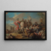 La victoire d'Alexandre sur le roi Porus - Charles André van Loo — oprawiony obraz na ścianie