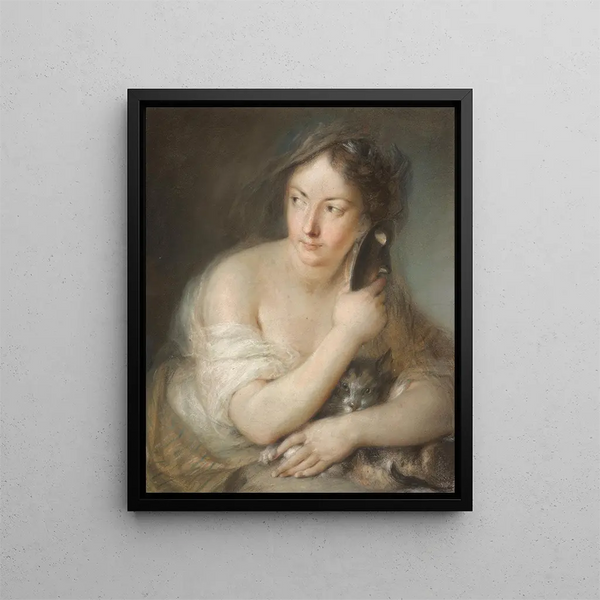 La Malice - Charles-Antoine Coypel — oprawiony obraz na ścianie