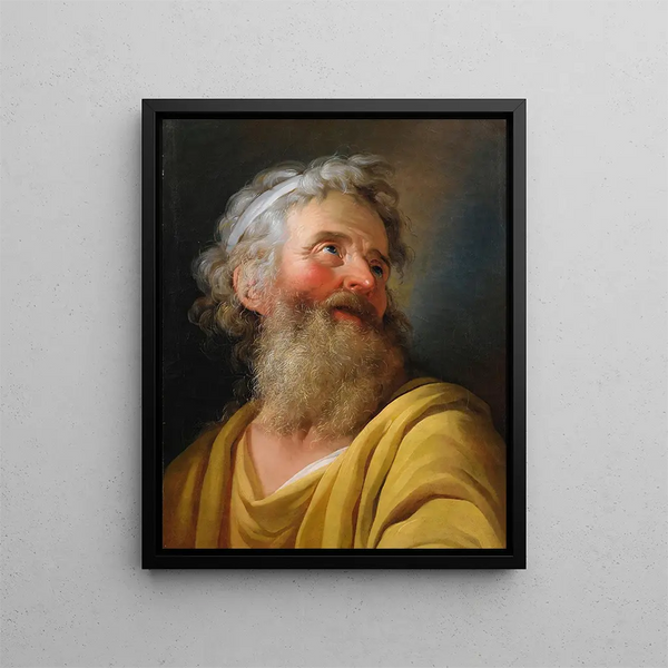 Portret aktora - Charles-Antoine Coypel — oprawiony obraz na ścianie