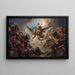 La Destruction du palais d'Armide - Charles-Antoine Coypel — oprawiony obraz na ścianie