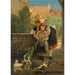 Karmienie kaczek - Charles-Bertrand d'Entraygues — widok dzieła