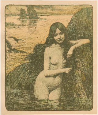 Syrena - Charles-François-Prosper Guérin — widok dzieła