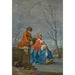 Reprodukcja obrazu Zima - Charles-Joseph Flipart