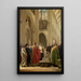 Święty Ludwik przywracający groby swoich poprzedników królewskich w chórze kościoła Saint-Denis około 1231 - Charles-Paul Landon