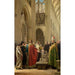 Święty Ludwik przywracający groby swoich poprzedników królewskich w chórze kościoła Saint-Denis około 1231 - Charles-Paul Landon