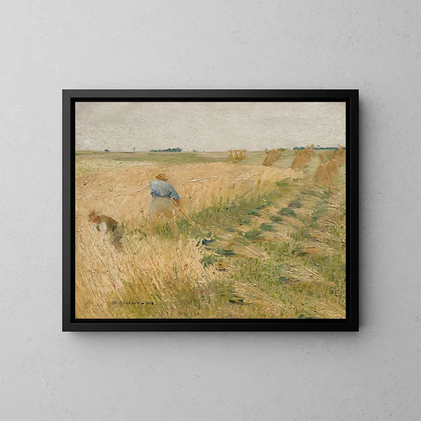 Les Faucheurs - Charles Angrand — oprawiony obraz na ścianie
