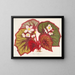Begonia léopoldi - Charles Antoine Lemaire — oprawiony obraz na ścianie