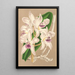 Cattleya amethystoglossa - Charles Antoine Lemaire — oprawiony obraz na ścianie