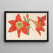 Hippeastrum Amaryllis pyrrochroum - Charles Antoine Lemaire — oprawiony obraz na ścianie