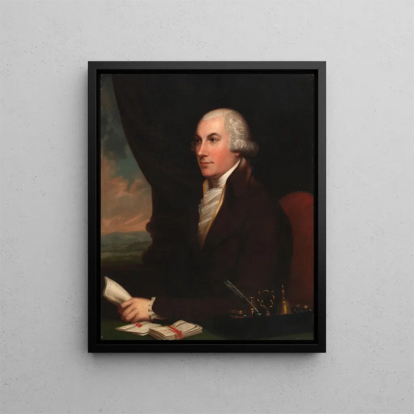 Joshua Johnson - Charles Bird King — oprawiony obraz na ścianie