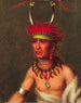 Monchousia White Plume Kansa - Charles Bird King — widok dzieła