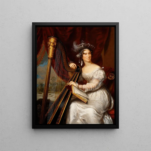Mme John Quincy Adams - Charles Bird King — oprawiony obraz na ścianie