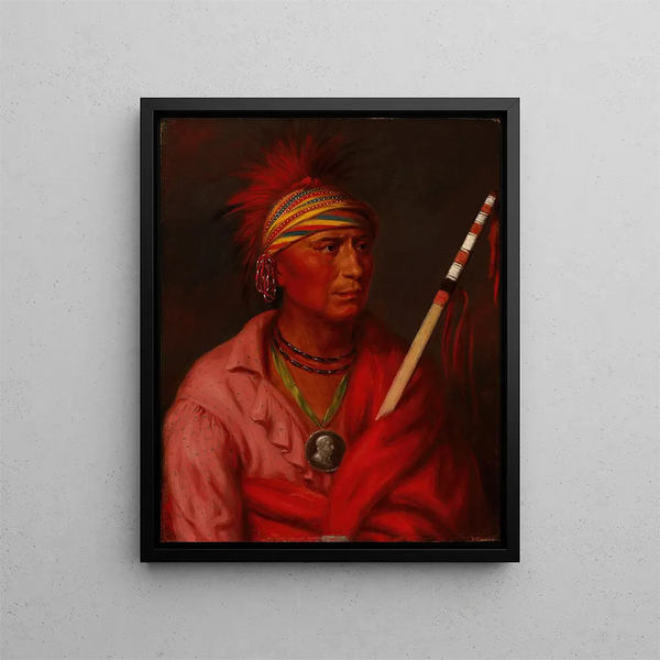 No Heart Nancheningga - Charles Bird King — oprawiony obraz na ścianie