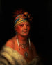 Shaumonekusse Prairie Wolf Oto - Charles Bird King — widok dzieła