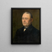 Portret mężczyzny - Charles Boom — oprawiony obraz na ścianie