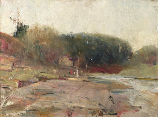 Charles Conder - On the River Yarra near Heidelberg Victoria.webp