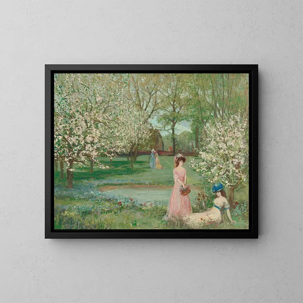 Le Howe na wiosnę - Charles Conder — oprawiony obraz na ścianie