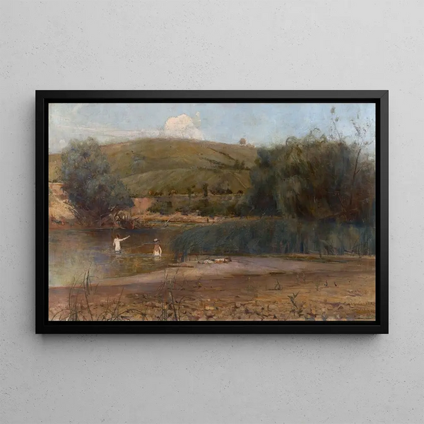 La Yarra Heidelberg - Charles Conder — oprawiony obraz na ścianie
