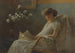 Un Coin confortable - Charles Courtney Curran — widok dzieła