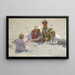 Dzieci nad brzegiem morza - Charles Courtney Curran — oprawiony obraz na ścianie