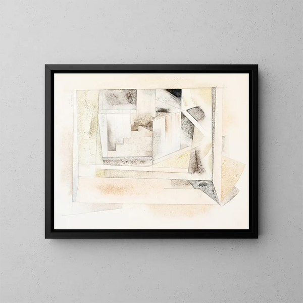 Schody Bermudzkie - Charles Demuth — oprawiony obraz na ścianie