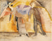 W komedii muzycznej, kobieta i mężczyzna na scenie - Charles Demuth — widok dzieła