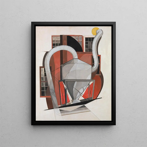 Maszyna - Charles Demuth — oprawiony obraz na ścianie