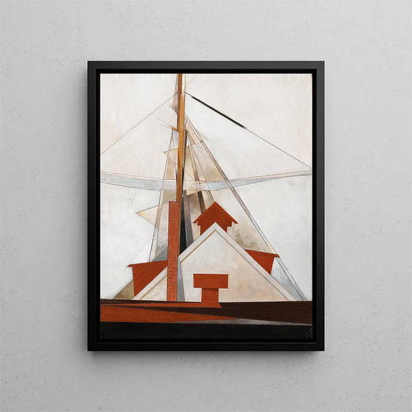 Mâts - Charles Demuth — oprawiony obraz na ścianie