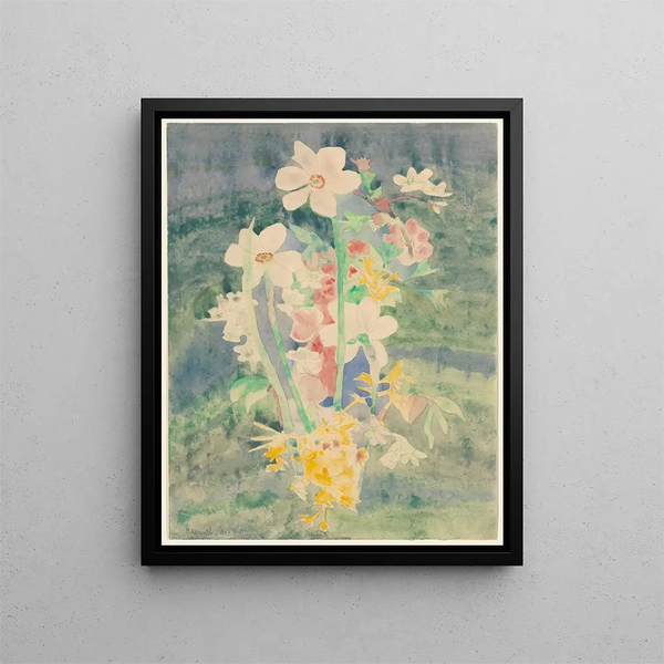 Narcisse - Charles Demuth — oprawiony obraz na ścianie