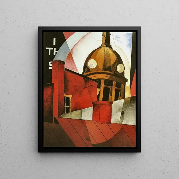 Witamy w naszym mieście - Charles Demuth — oprawiony obraz na ścianie