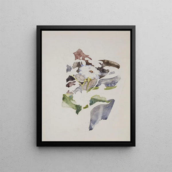 Zinnias - Charles Demuth — oprawiony obraz na ścianie
