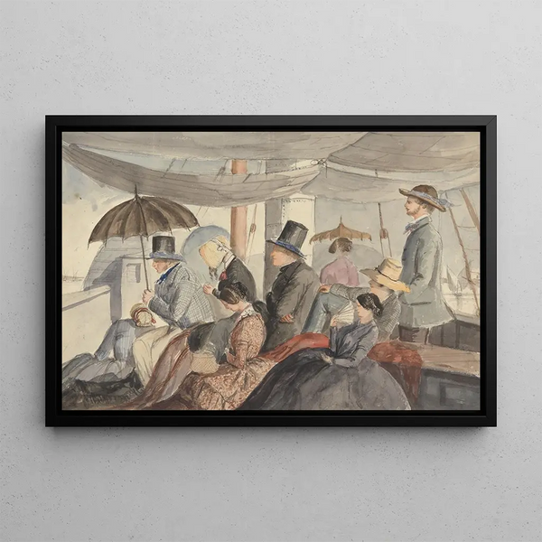 Charles Dyce - Passengers aboard the Nile steamer.webp
