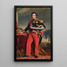 Portret króla Francji Ludwika-Philippe'a Orleańskiego Paryż 1773-1850 Dom Clermont Kąt Anglii - Charles Édouard Boutibonne — oprawiony obraz na ścianie