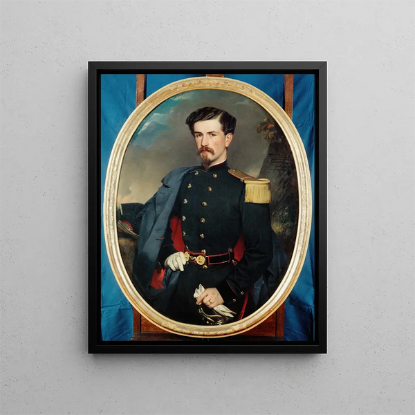 Walther von Hallwyl 1839-1921 - Charles Édouard Boutibonne — oprawiony obraz na ścianie