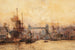 Tower Bridge, basen Londynu - Charles Edward Dixon — widok dzieła