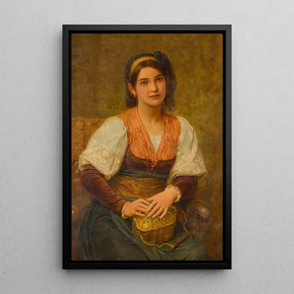 Reprodukcja obrazu Le Scaldino - Charles Edward Perugini