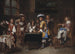 Graczy w trictrac - Charles Emmanuel Biset — widok dzieła