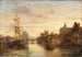 Partie à Amsterdam - Charles Euphrasie Kuwasseg — widok dzieła