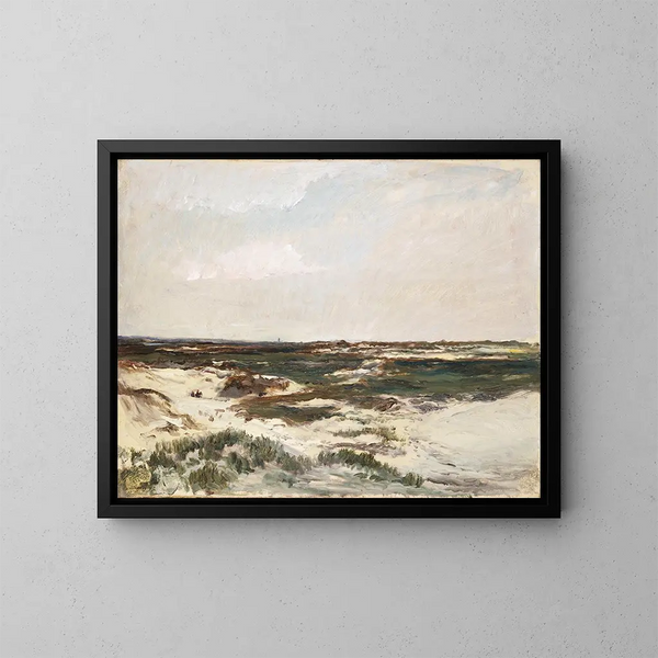 Les Dunes à Camiers - Charles François Daubigny — oprawiony obraz na ścianie